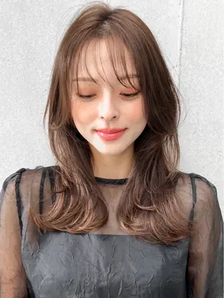 カラー 木村ゆうと🫧 レイヤー＆艶カラーのヘアスタイル