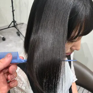 セミロング ムトウセイマ/艶髪 /艶ケアWブリーチのヘアスタイル