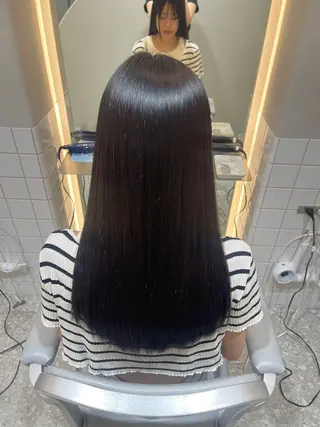 ロング 新宿/韓国風レイヤー /艶カラーRionaのヘアスタイル