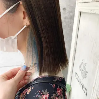 ミディアム カラー kimika🥑 メンズ/髪質改善のヘアスタイル