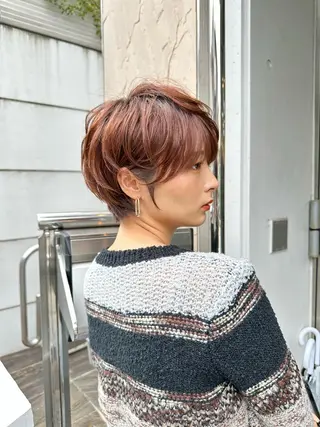 ショート レイヤー/ショート カット/服部タカノリのヘアスタイル
