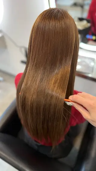 ロング REINA エクステ/ヘアセットのヘアスタイル