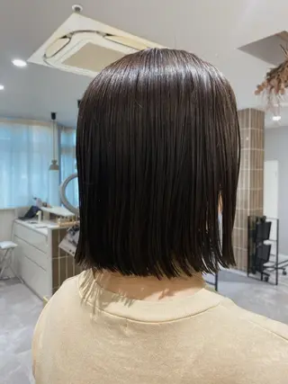 ミディアム 間城 樹里のヘアスタイル