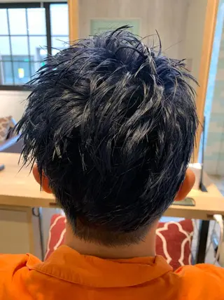 カラー メンズ 栗原 諒のヘアスタイル