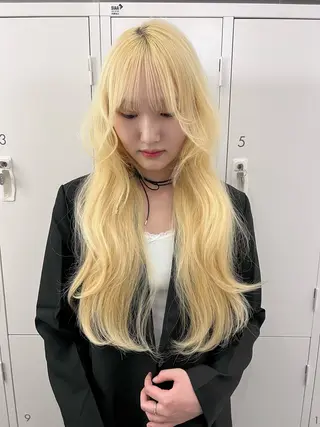 ロング euphoria新宿通り所属・新宿❤︎ yume🎀のヘアスタイル