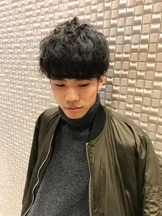 ショート メンズ シャドールーツ美容師 篠原康太のヘアスタイル