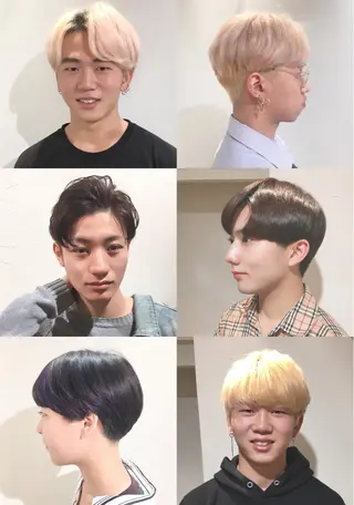 ショート カラー ヘアアレンジ メンズ As hair所属・柔らか垢抜けｶﾗｰと ｶｯﾄ🫧ASUKAのヘアスタイル