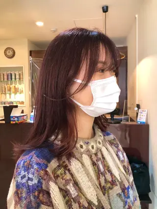 カラー ショート/パーマ/ カラー/FUKOのヘアスタイル