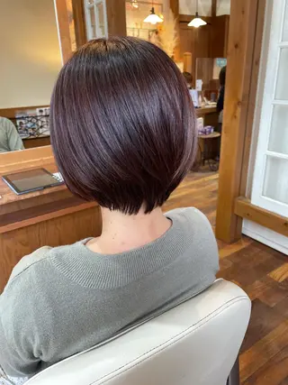 ショート カラー 岩井 佑城のヘアスタイル