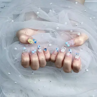 ネイル パーツ全部¥110 サロンミミのネイルデザイン