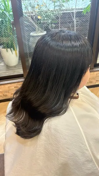 ロング 松尾 和佳奈のヘアスタイル