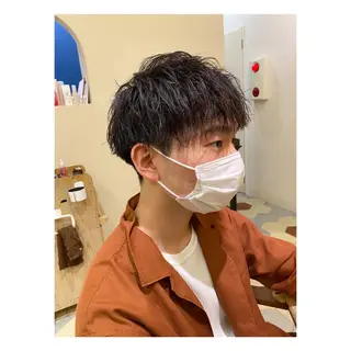 パーマ メンズ 菊池大一 溝の口パーマのヘアスタイル