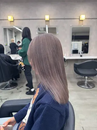 ミディアム カラー ヘアアレンジ Over hair所属・Over hair_ misakiのヘアスタイル