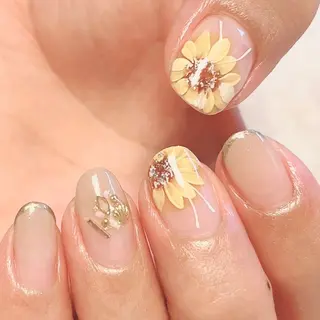 ネイル ❁miju nail 大人上品/自爪育成のネイルデザイン