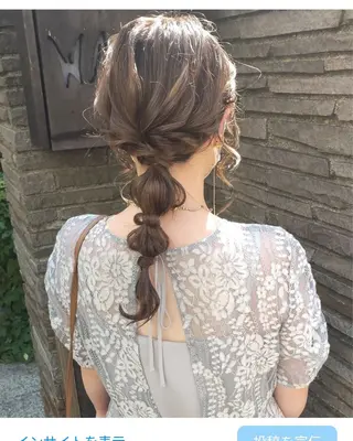 セミロング ReiZ Mizuhoのヘアスタイル