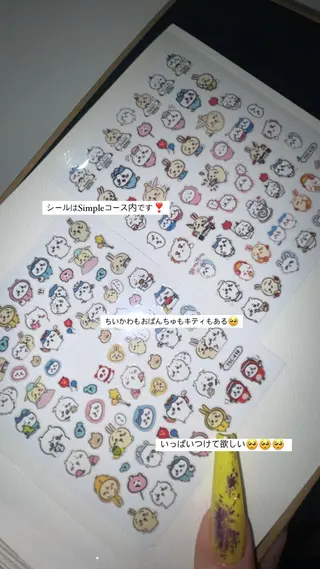 ネイル RICO NAIL所属・RICO Nail パーツつけ放題🌈のネイルデザイン