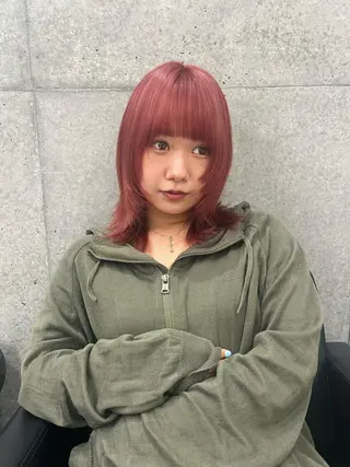 ミディアム カラー @kyoniyy KYONIのヘアスタイル