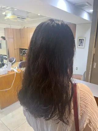 セミロング パーマ 奥山 沙季(大井町)のヘアスタイル