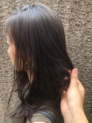 ロング カラー ヘアアレンジ GO TODAY SHAiRE SALON所属・透明感カラー🤎 ゆりのヘアスタイル