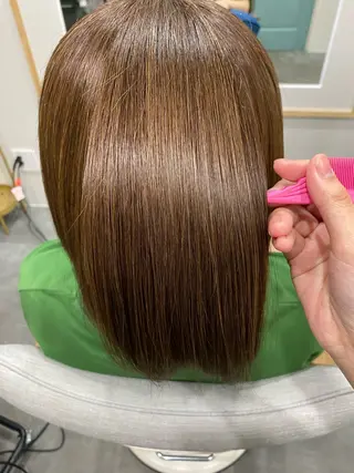 ミディアム 【coco.】hair所属・カジカワサキ/髪質 改善/クロスパーマのヘアスタイル