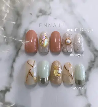 ネイル ＥＮＮＡＩＬ野中本店所属・EN_NAIL 野中本店Ayakaのネイルデザイン