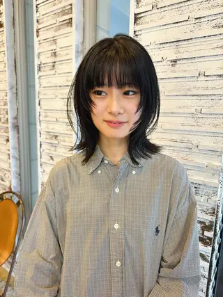 ミディアム 村松滉太/ レイヤーカットのヘアスタイル