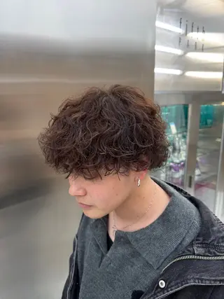 ショート カラー パーマ fifth 児玉達哉 当日予約🙆のヘアスタイル