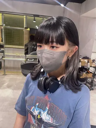 ミディアム 表参道店大人っぽ ブラウン🪞TOWAのヘアスタイル