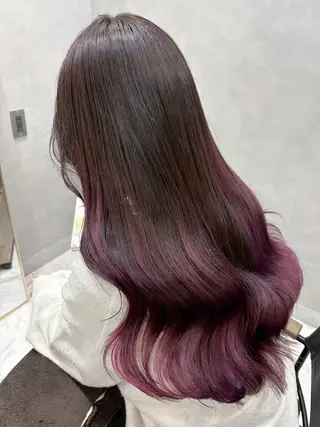 ロング カラー ハイトーン/韓国風/ 艶髪/吉祥寺のヘアスタイル