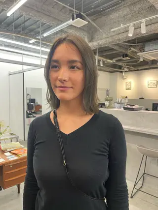 ショート カラー Elme所属・イージードリル募集 🔥平口はのんのヘアスタイル