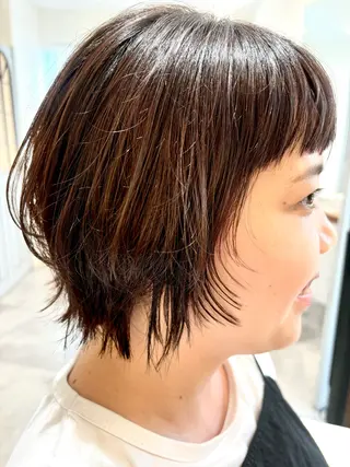 ショート 岩本 理沙のヘアスタイル