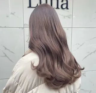 ロング 羽柴幸生✨透明感 カラー✨のヘアスタイル