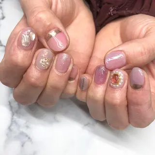 ロング カラー キッズ ネイル マツエク・マツパ 福田 加奈のネイルデザイン