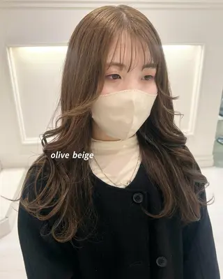 ロング カラー Parve  Mix /板野妃莉のヘアスタイル