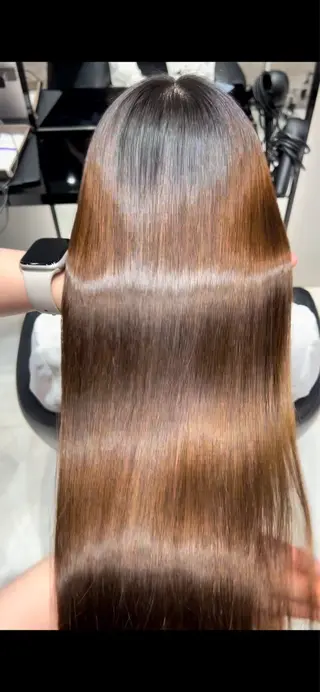 ロング ハルキミナトジャパン横浜所属・美髪矯正/髪質改善 /艶髪/千田理名🪞のヘアスタイル