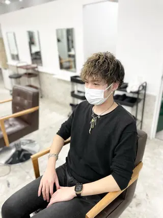 メンズ カラー特化サロン ピリナ相武台前のヘアスタイル