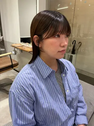 髪質改善jewelbox 〜私のトリートメント〜 東梅田店所属・髪質改善/ボブ/梅田 runa_ニュアンスのヘアスタイル