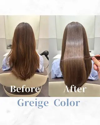 ロング カラー 【レイヤー/韓国風 /髪質改善】RINのヘアスタイル