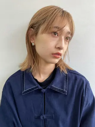 ミディアム ツタ　TUTA 高円寺所属・ｔｏ ｋｉのヘアスタイル