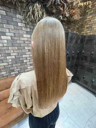 ロング カラー ✨ハイトーン✨ダブル カラー✨シバサキのヘアスタイル