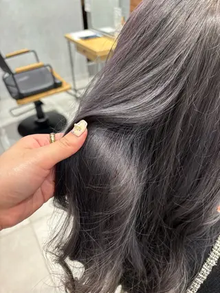 カラー yumemiレイヤー ✴︎ 透明感カラーのヘアスタイル