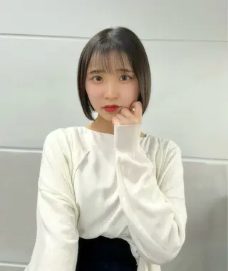 ショート モテヘア/グレージュ /ボブ/前原汐🎐のヘアスタイル