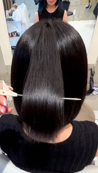 ロング let’s所属・透明感／髪質改善 ／ りかのヘアスタイル