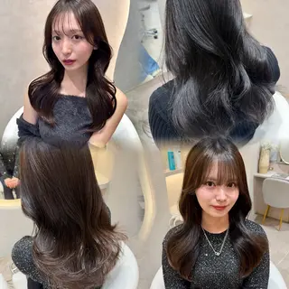 セミロング カラー 🍑透明感color 🍑MOMOKA🍑のヘアスタイル