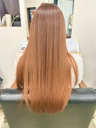 ロング 小澤 日菜のヘアスタイル