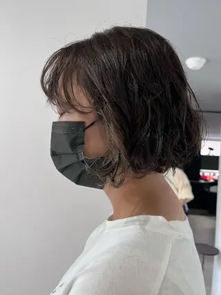 ショート カラー パーマ heir studio Baretta所属・山本 銀次郎のヘアスタイル