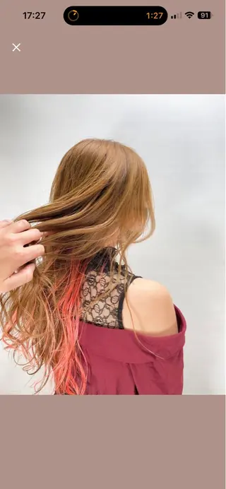 ロング カラー 相馬 一真のヘアスタイル