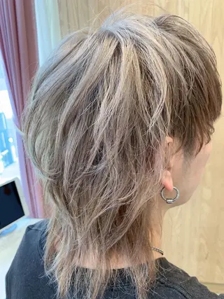 カラー メンズ レイヤー専門家 ダブルカラー修のヘアスタイル