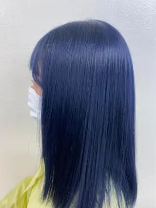 ミディアム カラー ヘアアレンジ SALOWIN上野店所属・💕上野美容師☁ ブリーチ💖サワのヘアスタイル