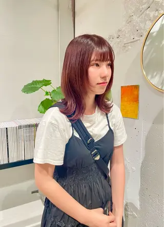 ミディアム yearn所属・naho✂︎bob/ layerのヘアスタイル